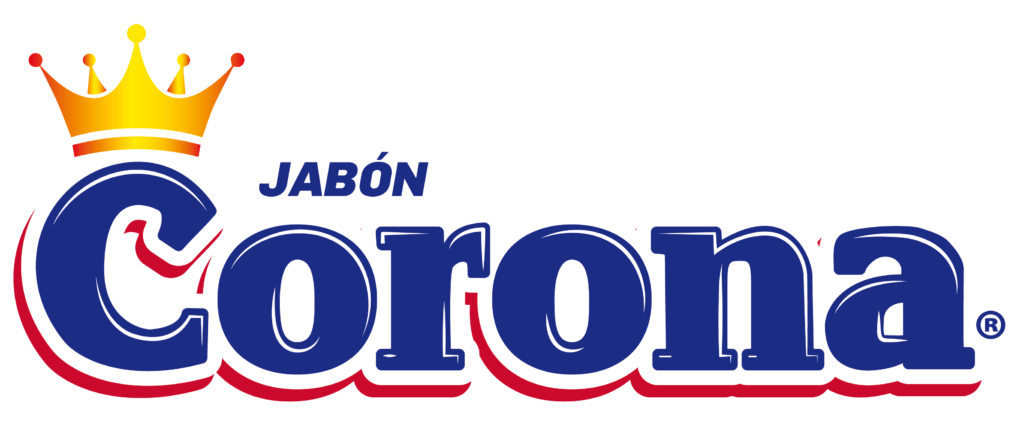 Logotipo de Jabón Corona con diseño de corona encima de la letra “C”.